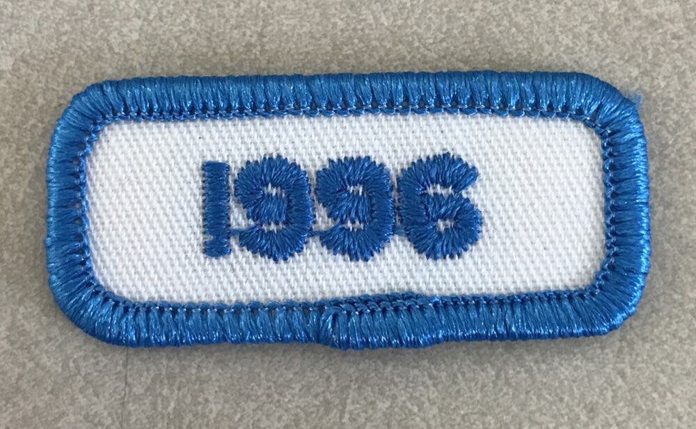 Vintage 1996 Boy Girl Cub Eagle Scouts Blue White Sew On Patch 1.75“